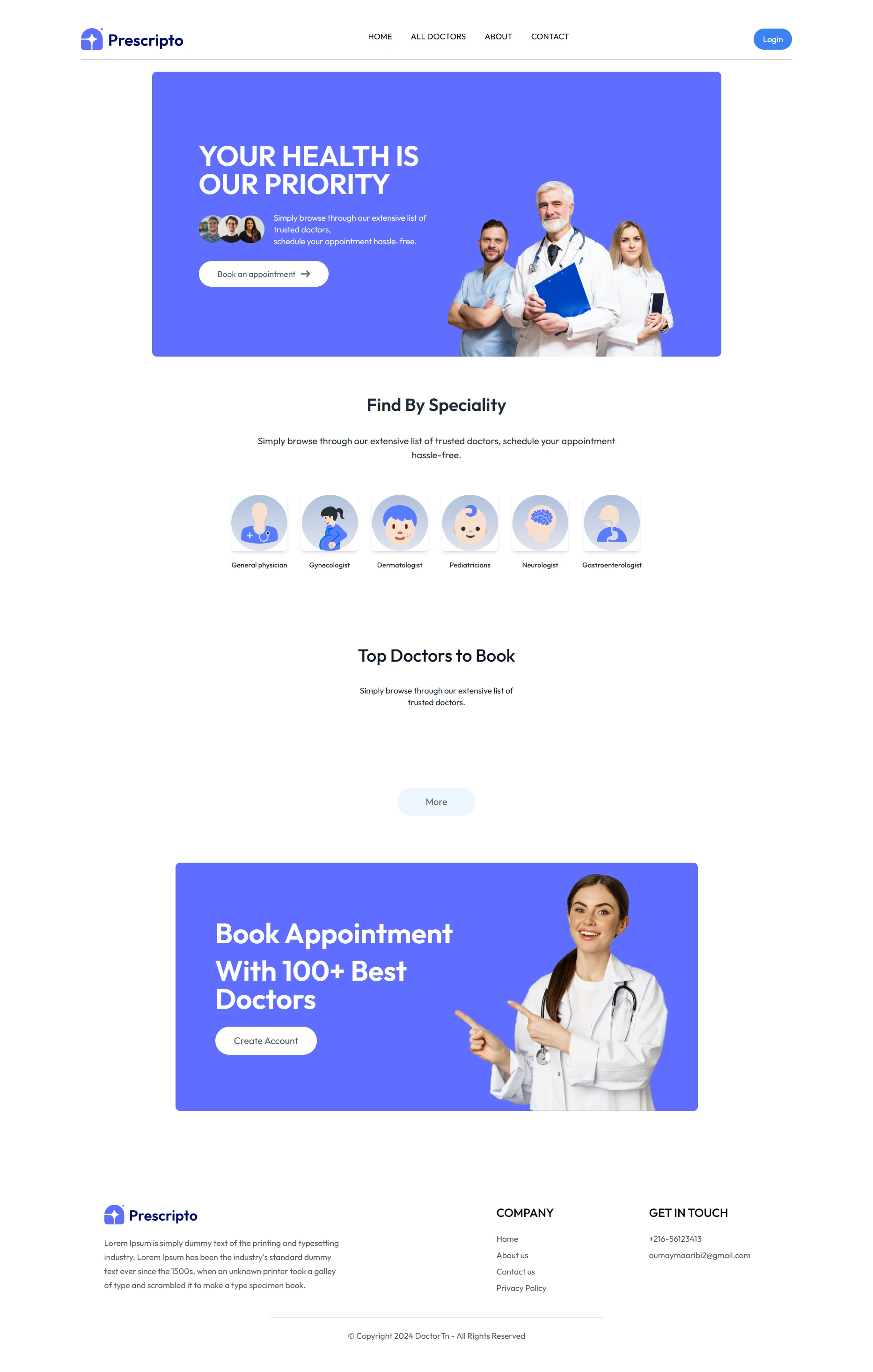 Medical Appointment Platform project